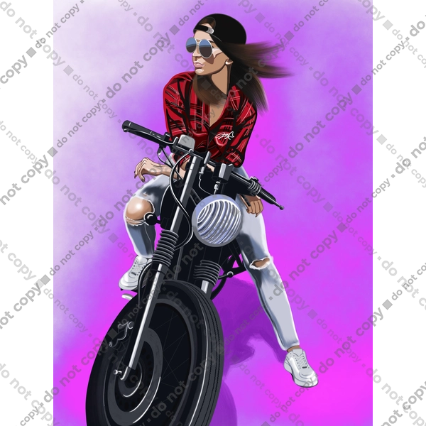 Дівчина Байкер