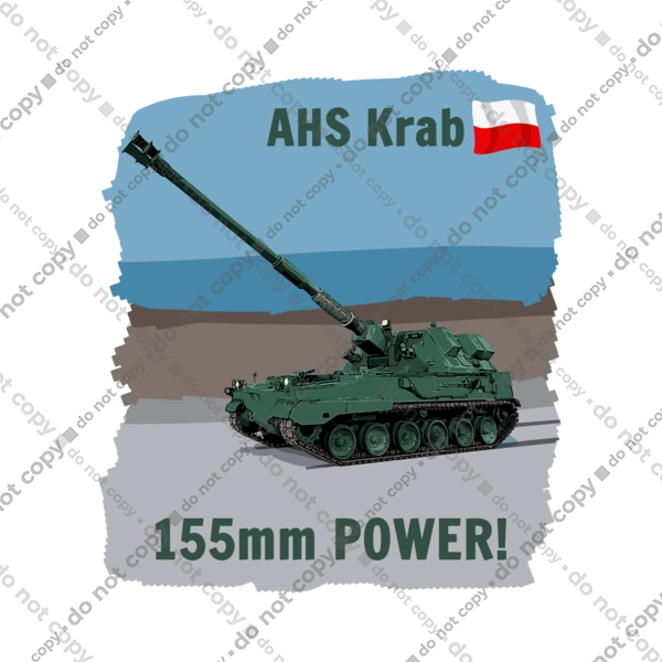 155mm Power! САУ Krab оливковий