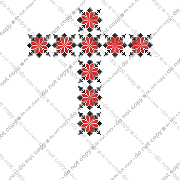 Хрес з візерунків