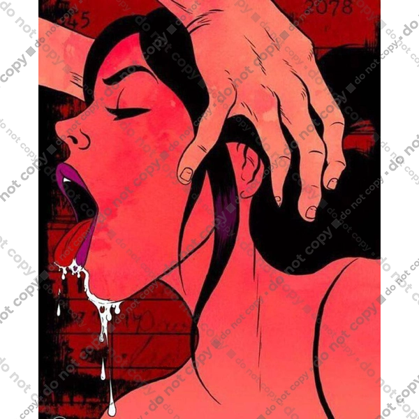 Дівчина Смокче Зі Слиною