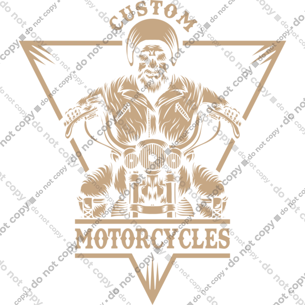 Skeleton on a motorcycle