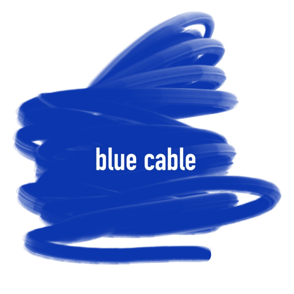 Синій кабель