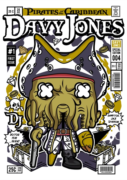 Davy Jones Pirates Of Caribean