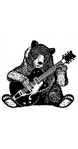 Ведмідь гітарист