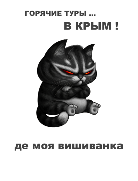 У Крим, без вишиванки.