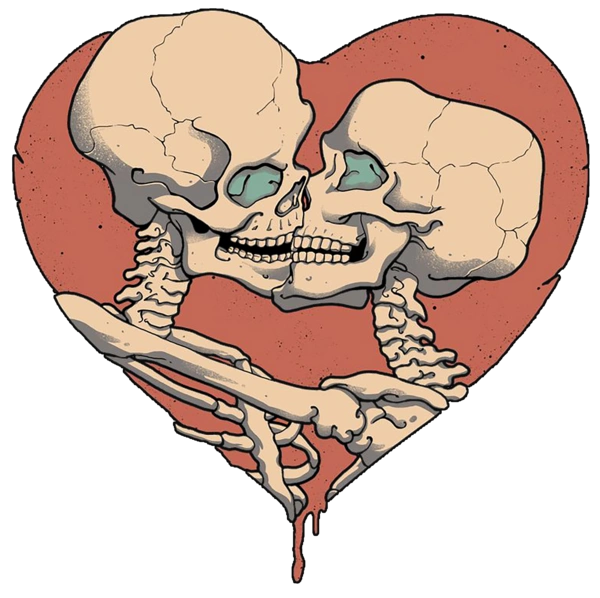 Скелети в серці цілуються