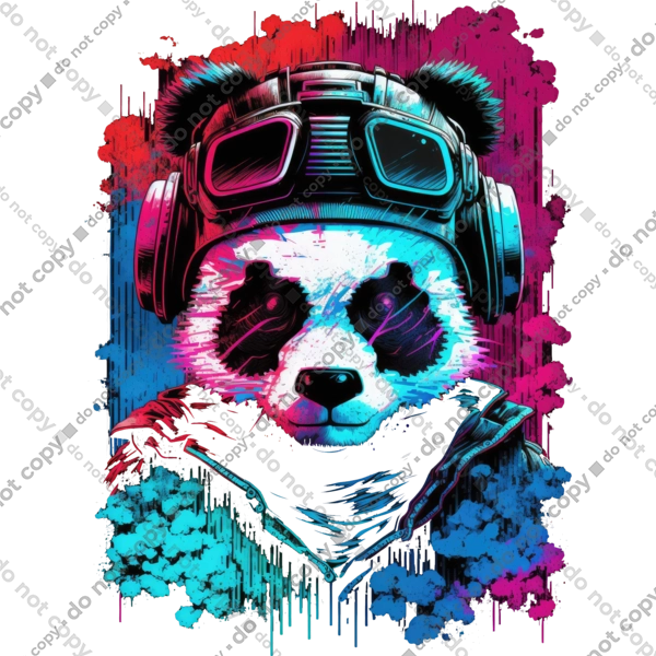 Панда в VR шолом