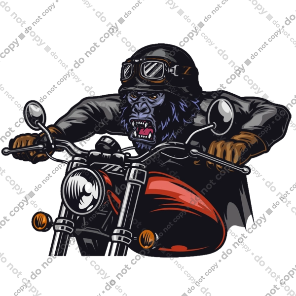 Горила На Мопеді