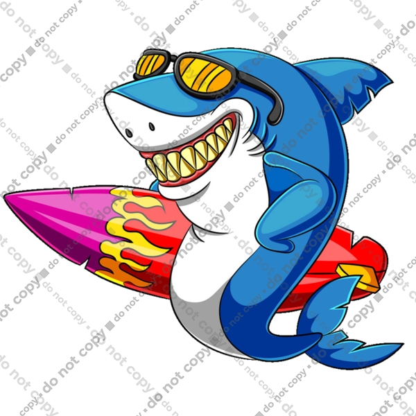 Акула В Окулярах З Серфінгом