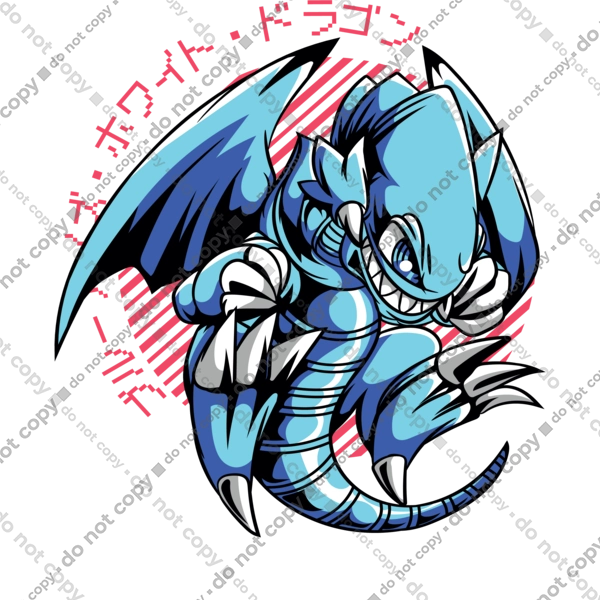 Yu Gi Oh! Blue Eyes Toon Dragon