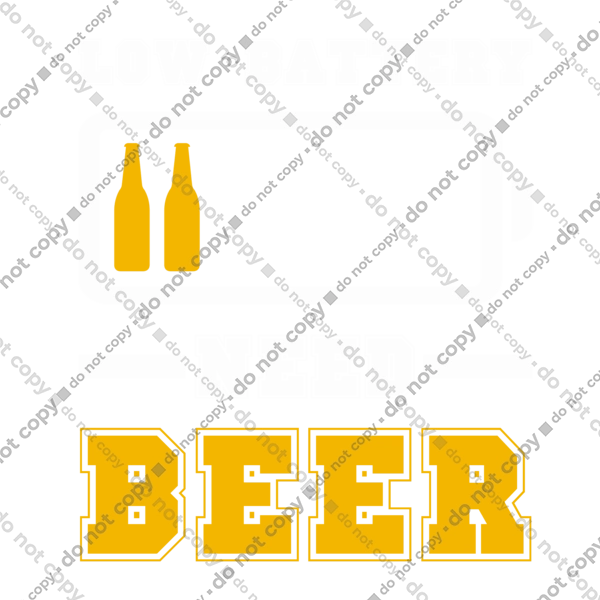 Low battery need beer