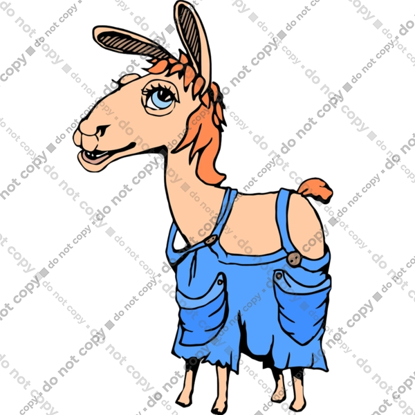 Лама В Комбінезоні