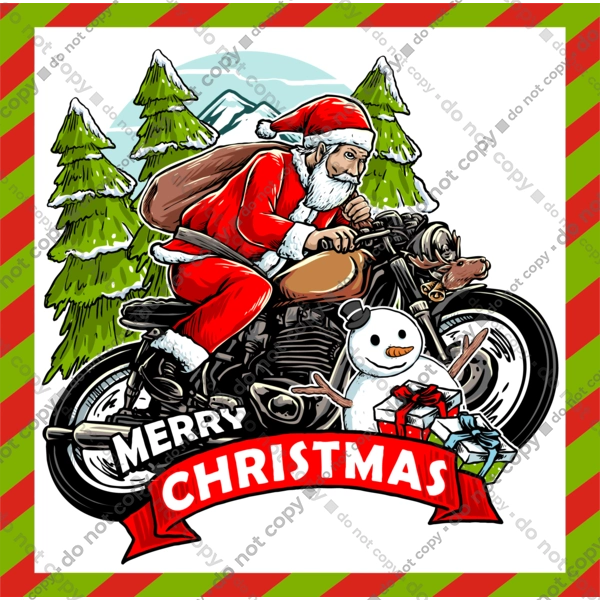 Санта на мотоциклі