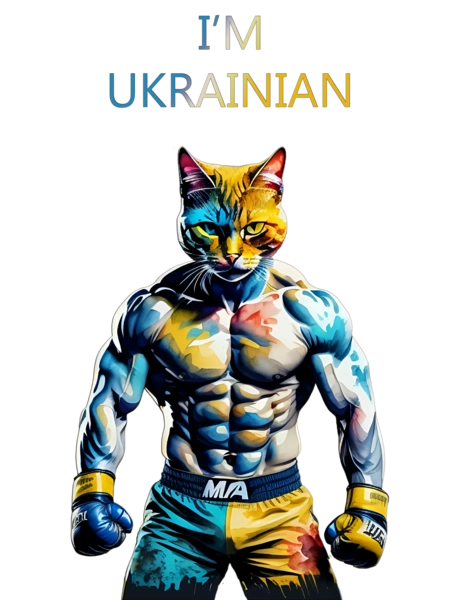 Я українець кіт боєць
