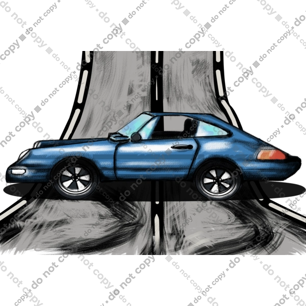 Спортивний Автомобіль На Дорозі