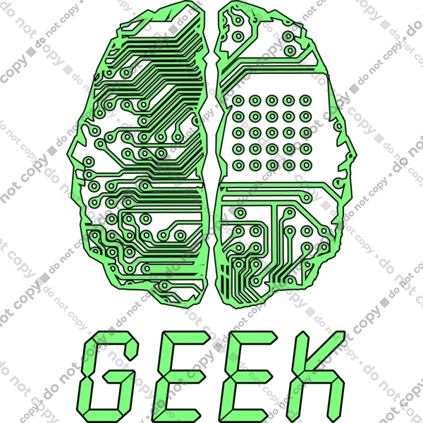 Гик Мозок Неоновий