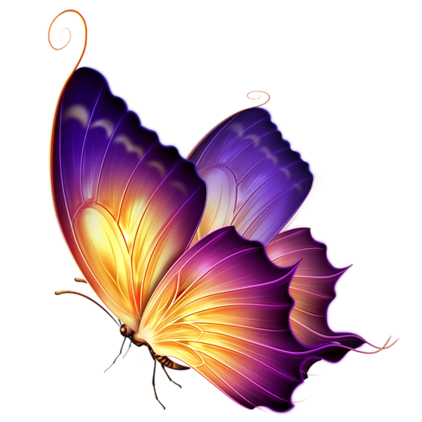 Фіолетовий метелик