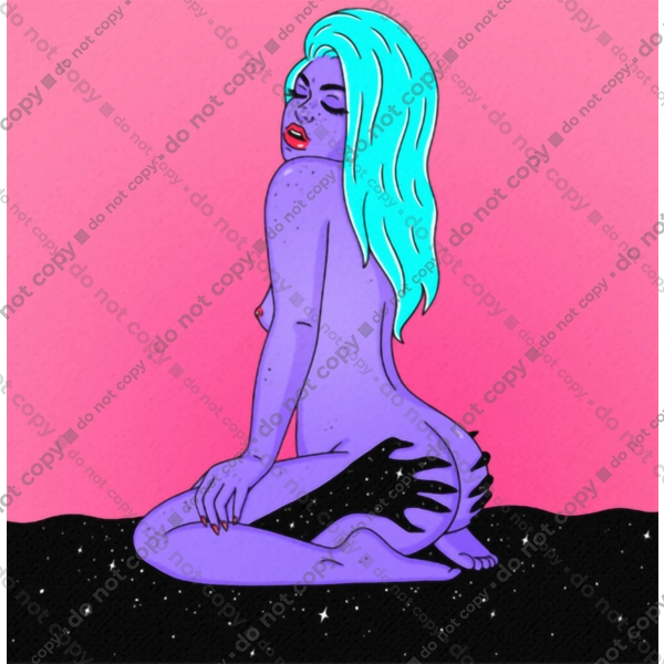 Фіолетова Дівчина В Руках