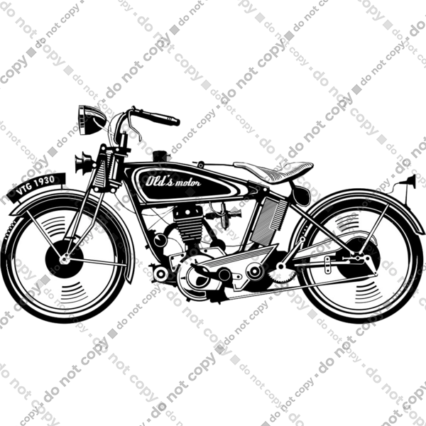 Мотоцикл Ретро