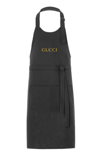 Фартух з принтом "Gucci". 2022, gucci, бренд, гуччи, мода. CustomPrint.market