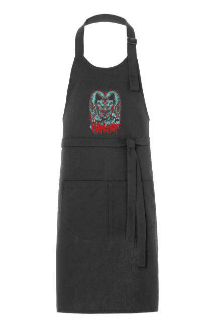 Фартух з принтом "Slipknot". Slipknot, група, музика, ню-метал, спід метал, хард рок, хеві метал. futbolka.stylus.ua