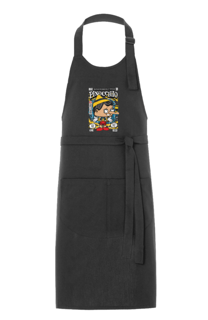 Фартух з принтом "Pinnochio". Дісней, пінокіо, плівка. Funkotee