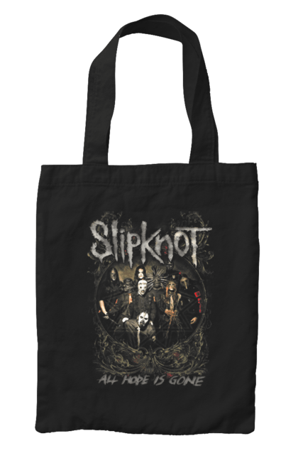 Сумка з принтом "Slipknot". Slipknot, група, музика, ню-метал, спід метал, хард рок, хеві метал. CustomPrint.market