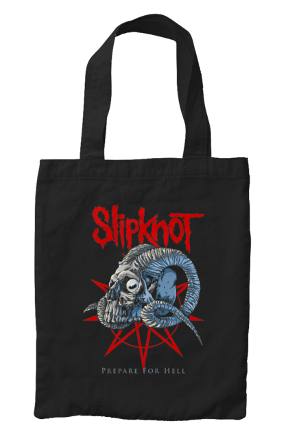 Сумка з принтом "Slipknot". Slipknot, група, музика, ню-метал, спід метал, хард рок, хеві метал. futbolka.stylus.ua