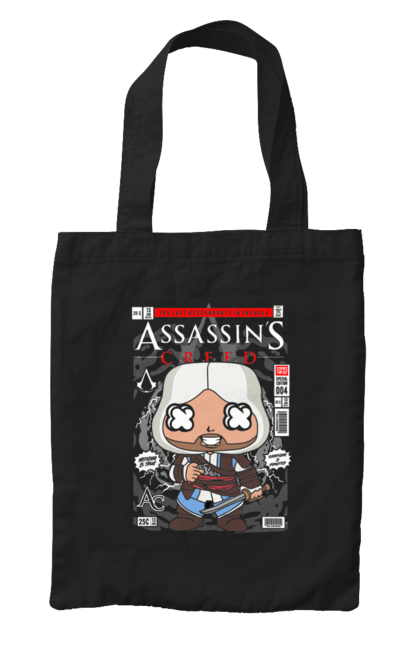 Сумка з принтом "Assasin Creed". Вбивця, віровчення, гра, кредо ассасину, убісофт. Funkotee
