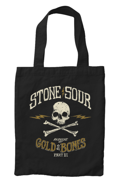 Сумка з принтом "Stone Sour". Stone sour, альтернативний метал, група, метал, метал група, музика, пост гранж, хард рок, хеві метал. CustomPrint.market