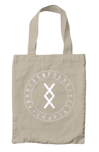 Сумка з принтом "Руни". Вікінги, древні руни, оберіг, руни. CustomPrint.market