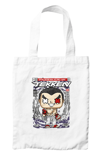 Сумка з принтом "Tekken". Capcom, nintendo, tekken, боротися, вуличний боєць, гра, японія. Funkotee