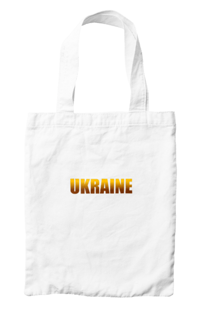 Сумка з принтом "Україна". Батьківщина, напис, напис україна, ненька, рідна земля, рідний край, текст, україна. futbolka.stylus.ua