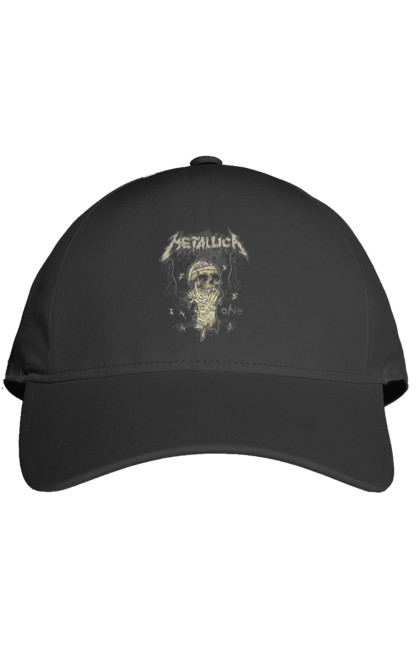 Кепка з принтом "Metallica". Metallica, металлика, музика, рок-гурт, спід метал, хард рок, хеві метал. CustomPrint.market