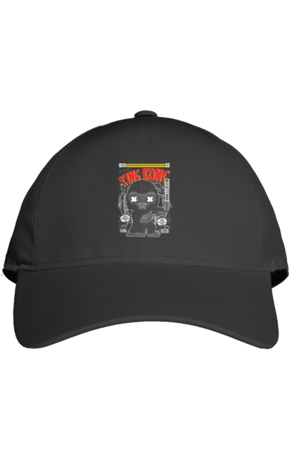 Кепка з принтом "King Kong". Кінг конг, конг, король, плівка, тварина. Funkotee