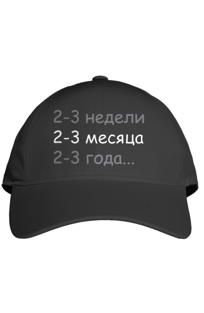 Кепка з принтом "Актуальний прогноз Арестовича". Арештович, війна, політика, прогноз, цитата. Старий Солдат