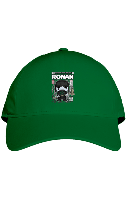 Кепка з принтом "Ronan". Tanos, галактика, дивуватися, евангерс, комікси, опікуни, охоронці галактики, ронан. Funkotee