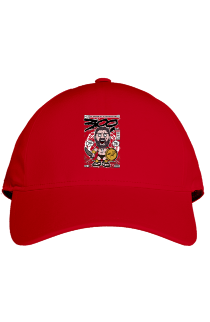 Кепка з принтом "Leonidas 300". 300, леонід, леонід 300, спарта. Funkotee
