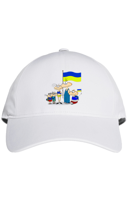 Кепка з принтом "Україна давай". Масяня, нас багато, разом, україна. ☾ Baby_Raccoon ♡