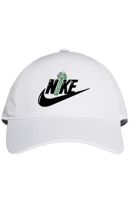 Кепка з принтом "Nike palma". Cool, nike, nike palma, palma, pop, popylar, tropik. CustomPrint.market