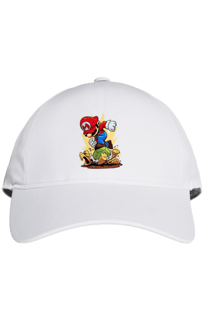Кепка з принтом "Маріо". Mario bros, nintendo, гра, маріо, персонаж. futbolka.stylus.ua