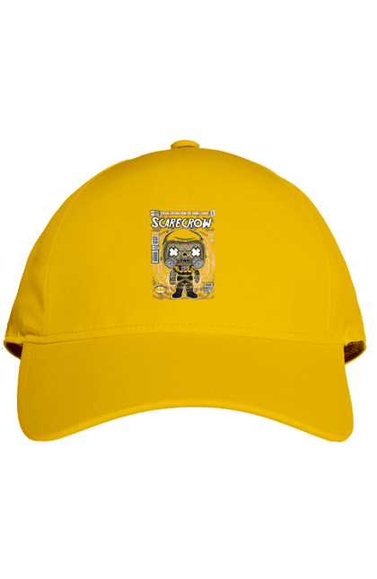 Кепка з принтом "Scarecrow Batman". Бетмен, кажан, комікси, комікси dc, король, людина, опудало, темний. Funkotee