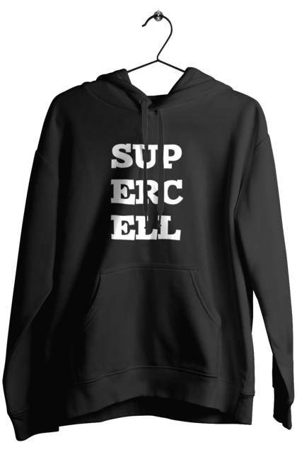 Жіноче худі з принтом "SUPERCELL". Для детей, игры, мобильные. ART принт на футболках