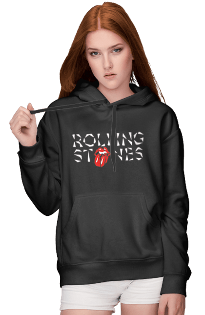 Жіноче худі з принтом "The Rolling Stones Hackney Diamonds". Мік джагер, музика, рок, рок музика, рок н ролл, рокеру, ролінг стоунз. futbolka.stylus.ua