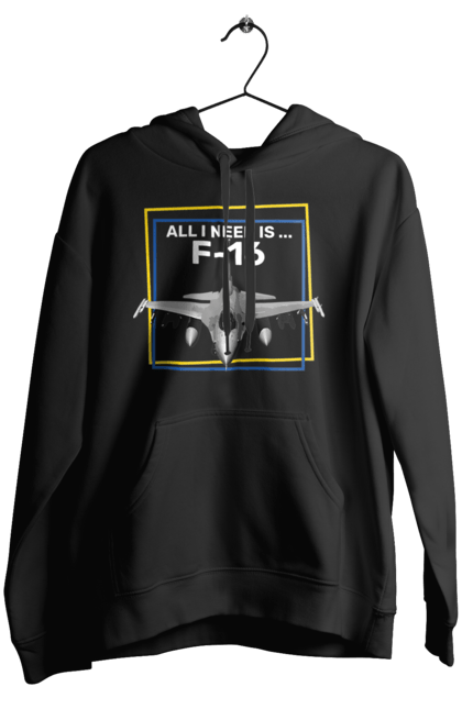 Жіноче худі з принтом "F16". F16, himars, залужний, зброя, літак. CustomPrint.market