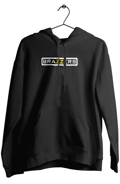 Жіноче худі з принтом "Brazzers". Brazzers, hub, porn, porn hub, pornhub, бразерс, браззерс, зсу, порно хаб, порнохаб. CustomPrint.market
