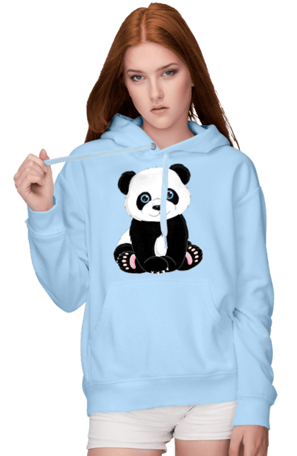 Жіноче худі з принтом "Панда". Panda, медведь, мишка, панда. Milkstore