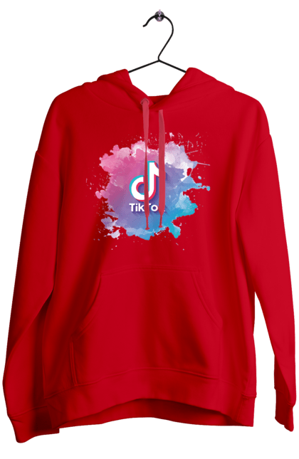 Жіноче худі з принтом "Тік ток". Бренд, королева, корона, тик ток. CustomPrint.market