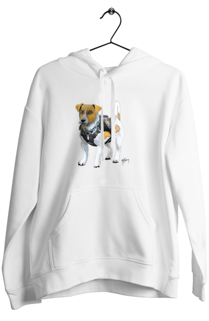 Жіноче худі з принтом "Пес Патрон". Art, graphic, print, патрон, пес. CustomPrint.market