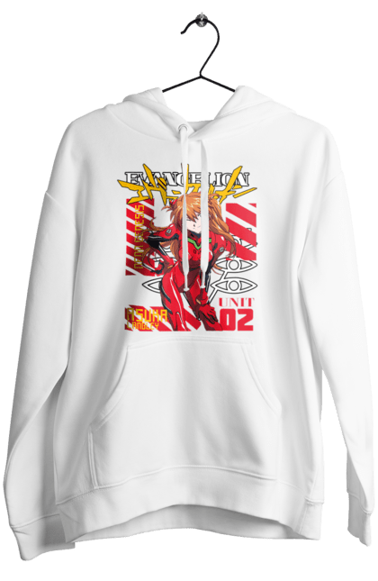 Жіноче худі з принтом "Evangelion". Аніме, єва, євангеліон, манга, нерв. Funkotee